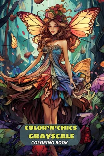 Color'n'Chics Grayscale Coloring Book Funny: for Adults and Teens von Independently published